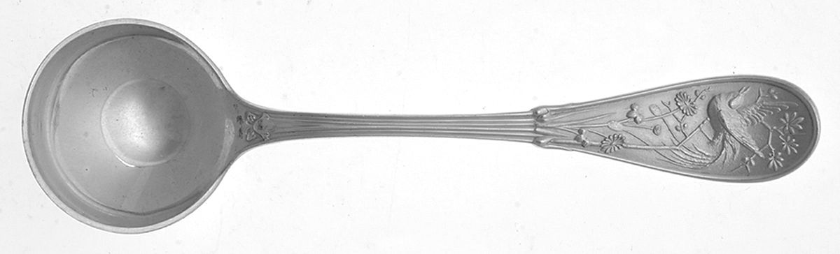 Japanese (Sterling, 1871, No Monograms) Round Bowl Soup Spoon (Bouillon) by Tiffany & CO SILVER-1