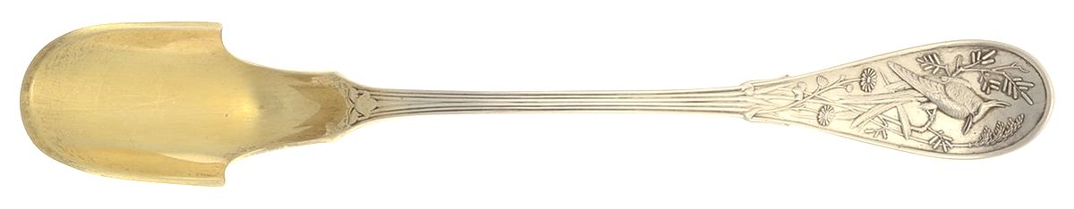 Japanese (Sterling, 1871, No Monograms) Solid Large Cheese Scoop by Tiffany & CO SILVER-1