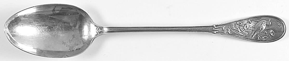 Japanese (Sterling, 1871, No Monograms) Gravy Dressing Spoon Small with Buttom by Tiffany & CO SILVER-1