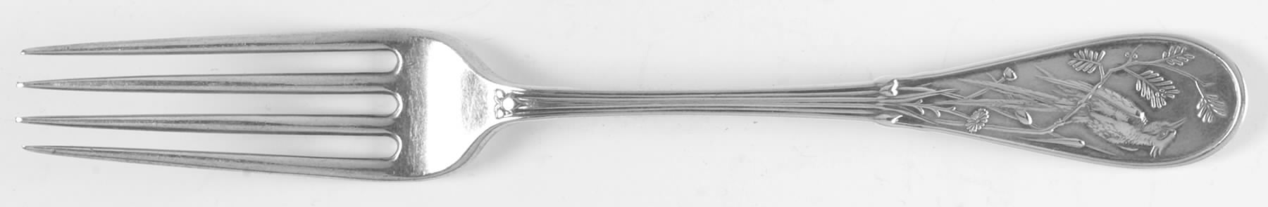 Japanese (Sterling, 1871, No Monograms) Solid Youth Tea Fork by Tiffany & CO SILVER-1
