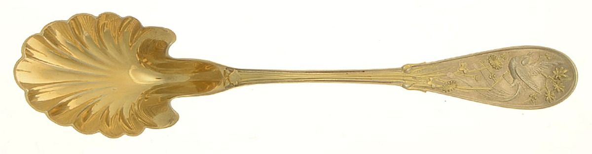 Japanese (Sterling, 1871, No Monograms) Ice Cream Spoon Individual by Tiffany & CO SILVER-1