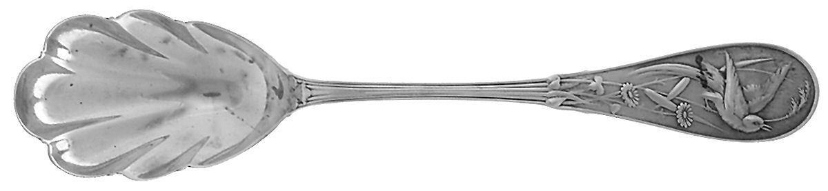 Japanese (Sterling, 1871, No Monograms) Large Jelly Spoon by Tiffany & CO SILVER-1
