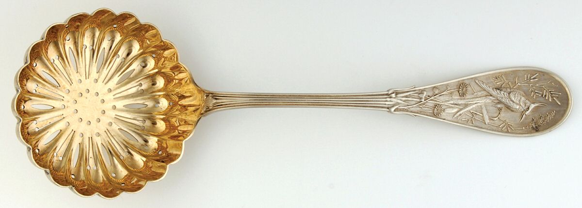 Japanese (Sterling, 1871, No Monograms) Large Oversize Sugar Sifter by Tiffany & CO SILVER-1