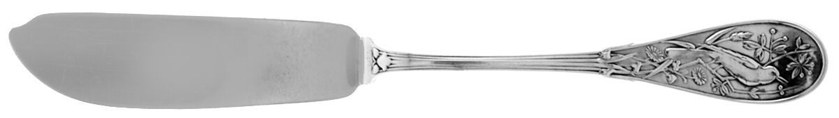 Japanese (Sterling, 1871, No Monograms) Flat Handle Master Butter Knife by Tiffany & CO SILVER-1