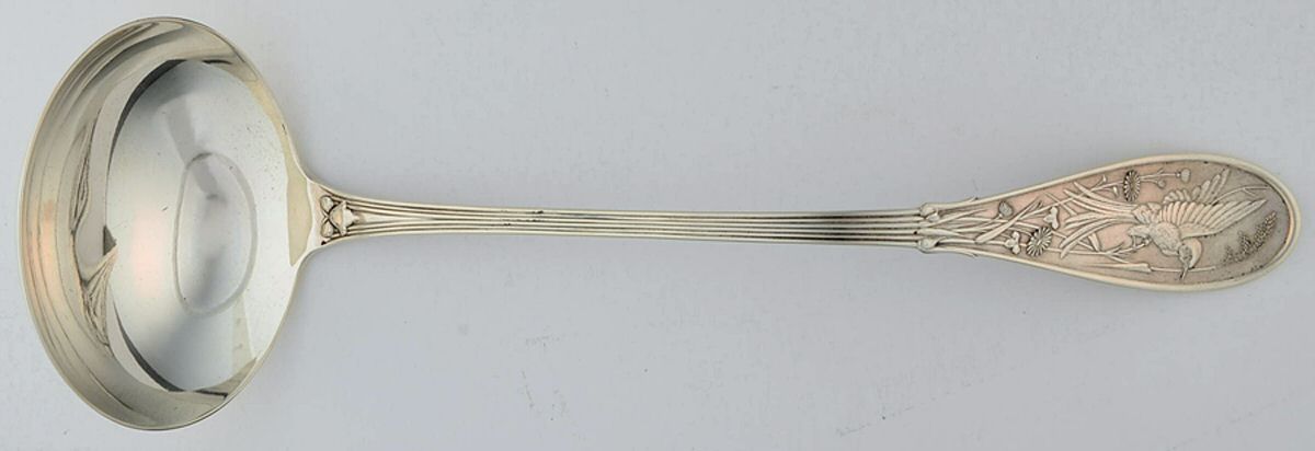 Japanese (Sterling, 1871, No Monograms) Solid Soup Ladle by Tiffany & CO SILVER-1