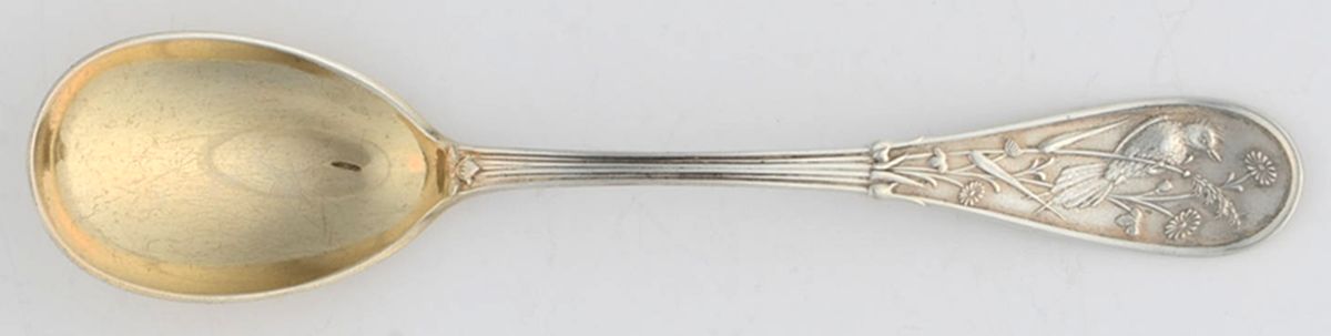 Japanese (Sterling, 1871, No Monograms) Egg Spoon by Tiffany & CO SILVER-1