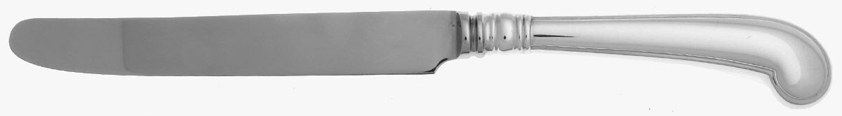 King William-Antique (Sterling, 1870) New French Hollow Pistol Knife by Tiffany & CO SILVER-1