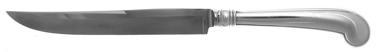 King William-Antique (Sterling, 1870) Small Steak Carving Knife with Stainless Blade by Tiffany & CO SILVER-1