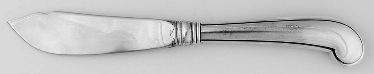 King William-Antique (Sterling, 1870) Hollow Handle Master Butter Knife by Tiffany & CO SILVER-1