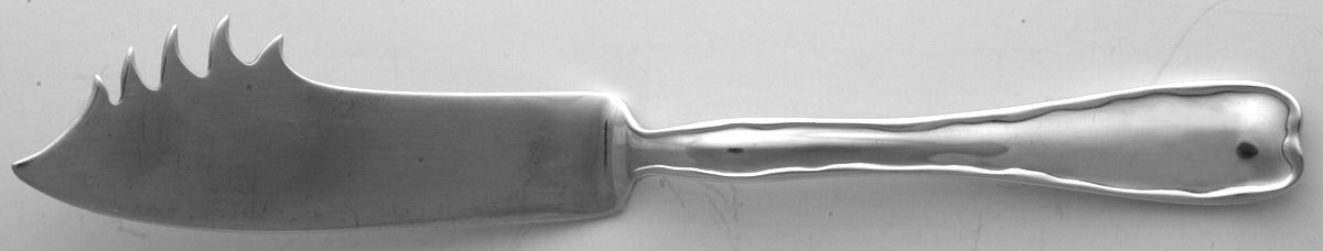 Lap-Over-Edge (Sterling, 1880) Solid Serving Cheese Knife by Tiffany & CO SILVER-1