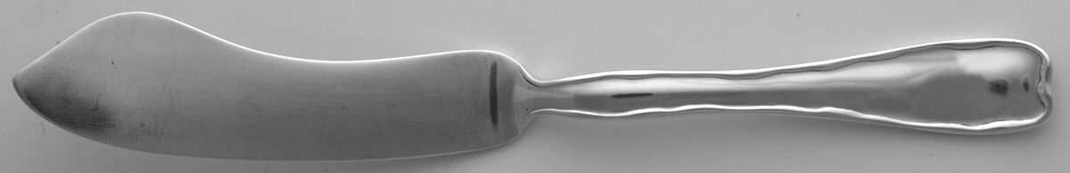 Lap-Over-Edge (Sterling, 1880) Flat Handle Master Butter Knife by Tiffany & CO SILVER-1