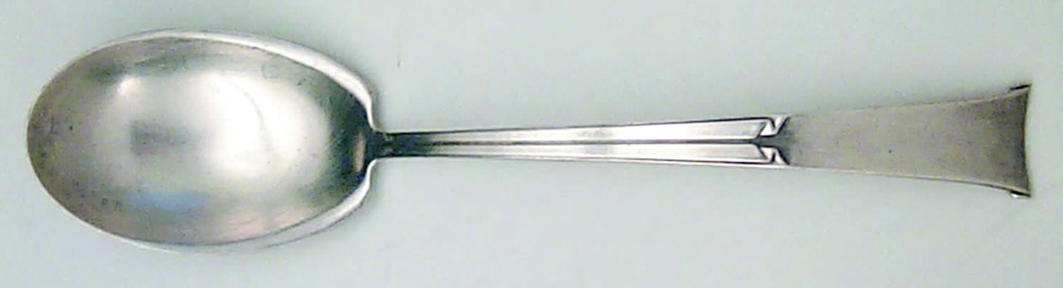 Linenfold (Sterling, 1956) Large Jelly Spoon by Tiffany & CO SILVER-1