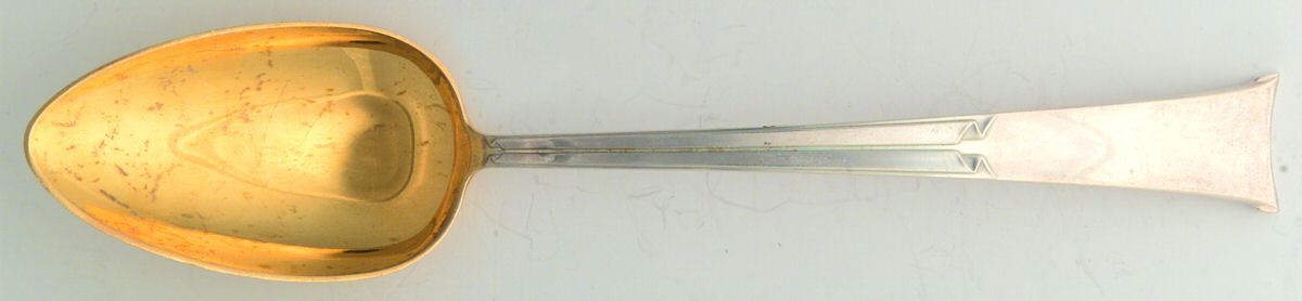 Linenfold (Sterling, 1956) Tablespoon (Serving Spoon) by Tiffany & CO SILVER-1