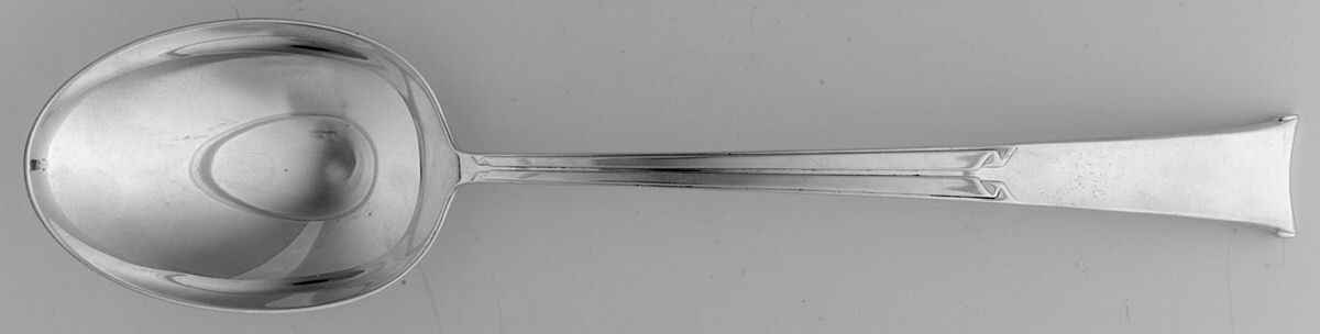 Linenfold (Sterling, 1956) Vegetable Serving Spoon (Solid) by Tiffany & CO SILVER-1