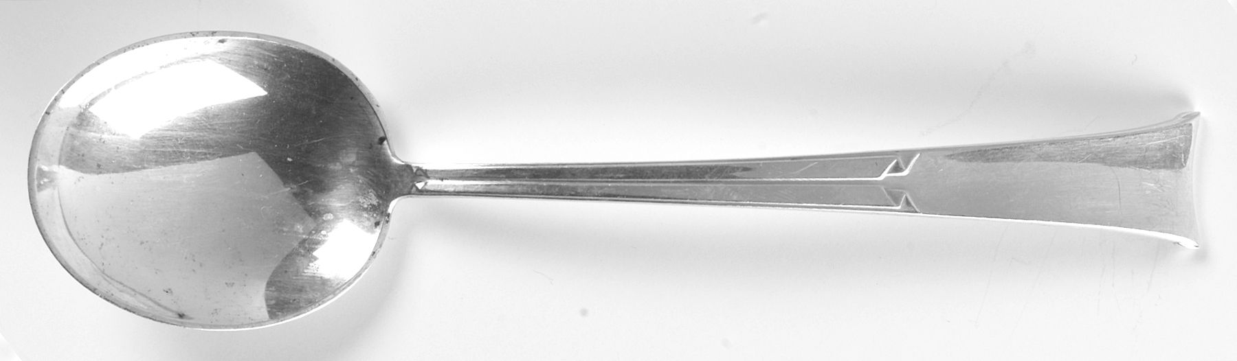 Linenfold (Sterling, 1956) Round Bowl Soup Spoon (Cream Soup) by Tiffany & CO SILVER-1