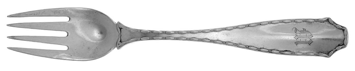 Marquise (Sterling, 1902, No Monograms) Individual Solid Fish Fork by Tiffany & CO SILVER-1