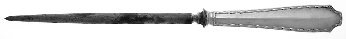 Marquise (Sterling, 1902, No Monograms) Large Roast Steel Rod Knife Sharpener by Tiffany & CO SILVER-1