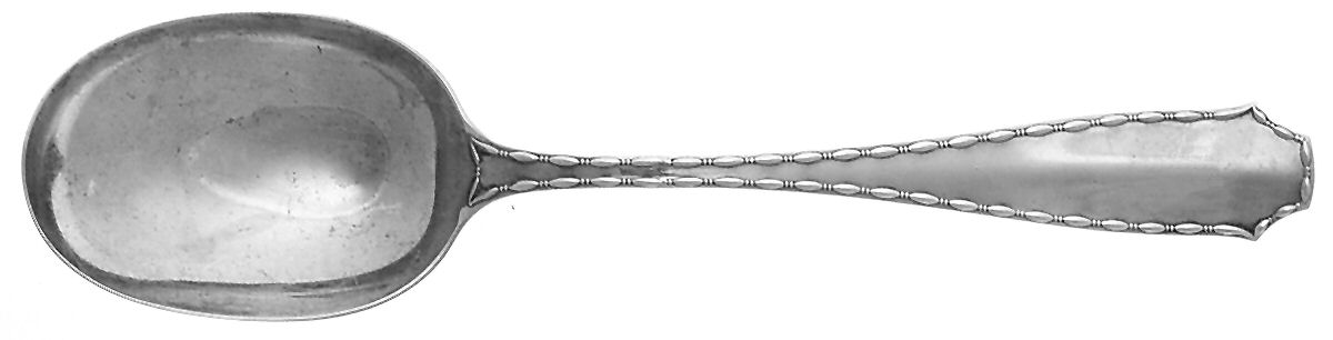 Marquise (Sterling, 1902, No Monograms) Vegetable Serving Spoon (Solid) by Tiffany & CO SILVER-1