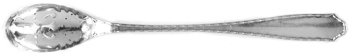 Marquise (Sterling, 1902, No Monograms) Pierced Bowl Short Handle Olive Spoon by Tiffany & CO SILVER-1