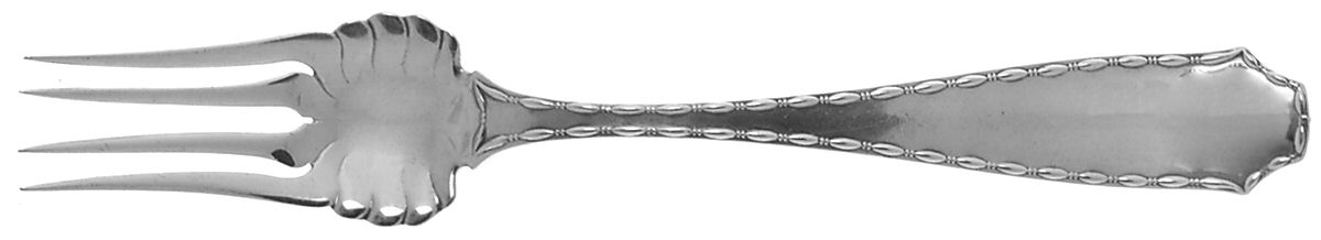 Marquise (Sterling, 1902, No Monograms) Medium Solid Cold Meat Serving Fork by Tiffany & CO SILVER-1