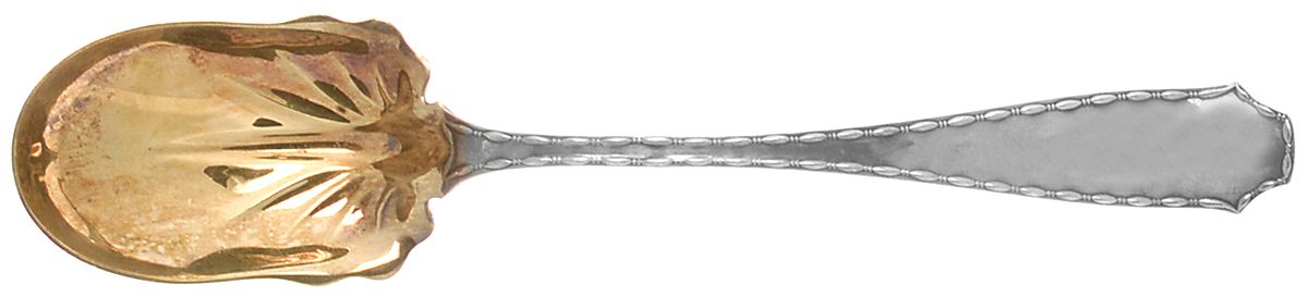 Marquise (Sterling, 1902, No Monograms) Oversize Solid Salad Serving Spoon by Tiffany & CO SILVER-1