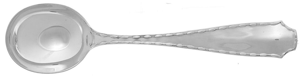 Marquise (Sterling, 1902, No Monograms) Round Bowl Soup Spoon (Gumbo) by Tiffany & CO SILVER-1