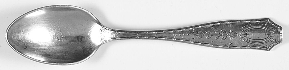 Marquise-Engraved (Sterling, 1902) Teaspoon by Tiffany & CO SILVER-1