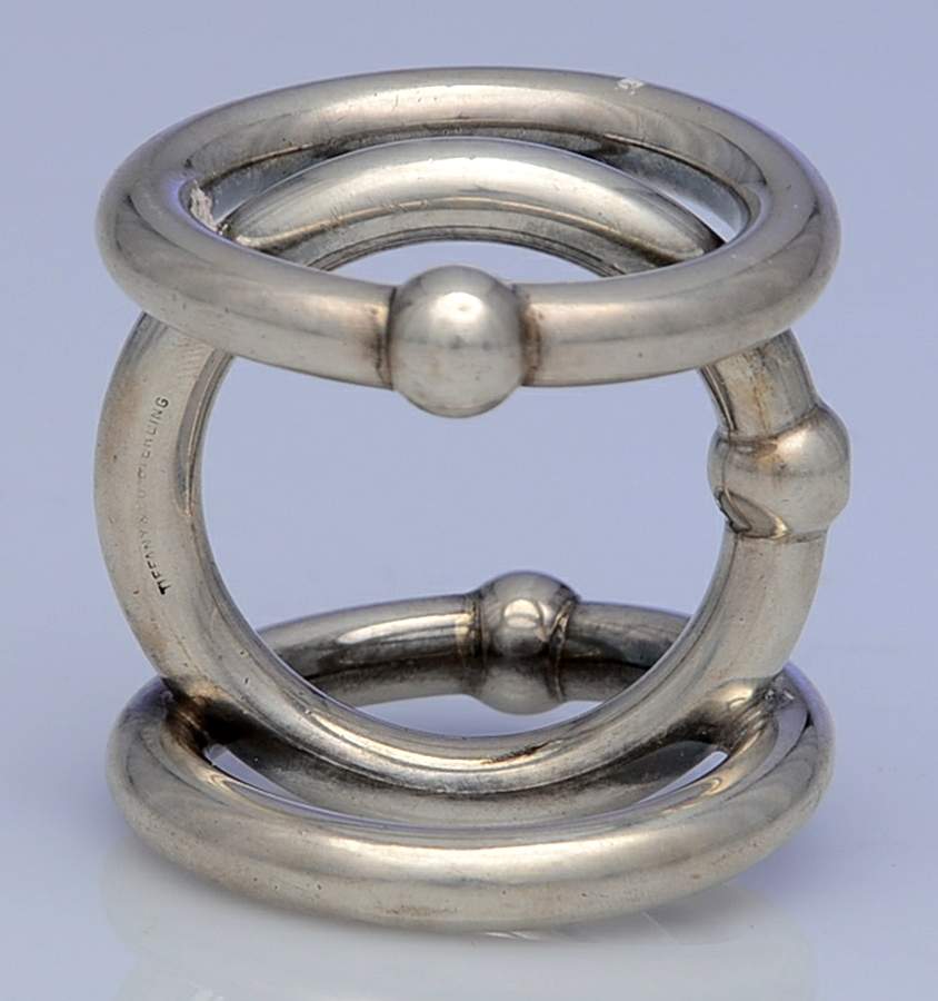 Sterling Hollowware Baby Rattle by Tiffany & CO SILVER-1