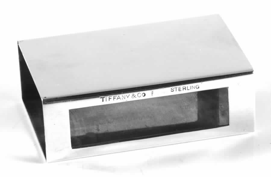 Sterling Hollowware Match Box Case by Tiffany & CO SILVER-1
