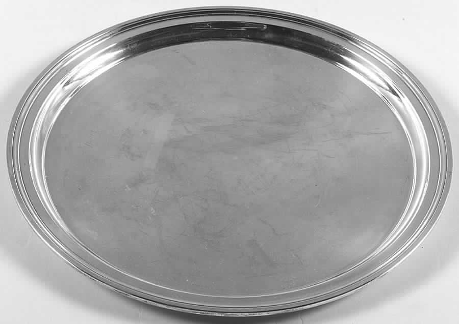 Sterling Hollowware Small Sterling Cocktail Tray by Tiffany & CO SILVER-1