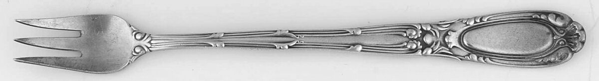 Old French (Silverplate, 1889, No Monos) Cocktail/Seafood Fork by Tiffany & CO SILVER-1