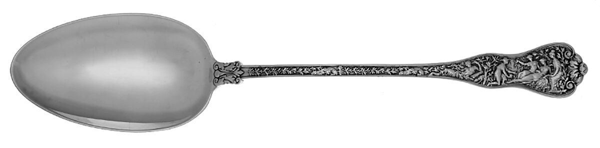 Olympian (Sterling, 1878, No Monograms) Gravy Dressing Spoon Small with Buttom by Tiffany & CO SILVER-1