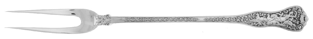 Olympian (Sterling, 1878, No Monograms) Individual Fruit Fork-Solid Variant by Tiffany & CO SILVER-1