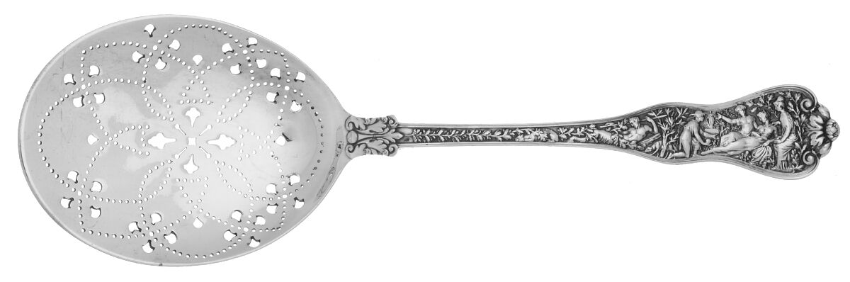 Olympian (Sterling, 1878, No Monograms) Pierced Solid Egg Server by Tiffany & CO SILVER-1