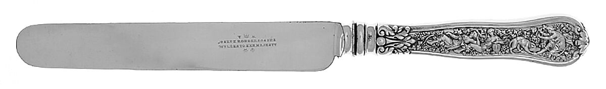 Olympian (Sterling, 1878, No Monograms) Blunt Hollow Table Knife w/Bolster by Tiffany & CO SILVER-1
