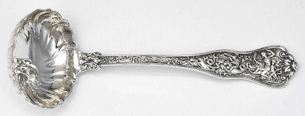 Olympian (Sterling, 1878, No Monograms) Solid Gravy Ladle with Fluted Bowl by Tiffany & CO SILVER-1