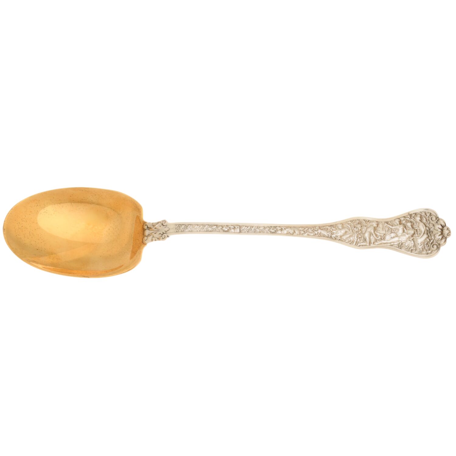 Olympian (Sterling, 1878, No Monograms) Solid Salad Serving Spoon by Tiffany & CO SILVER-1