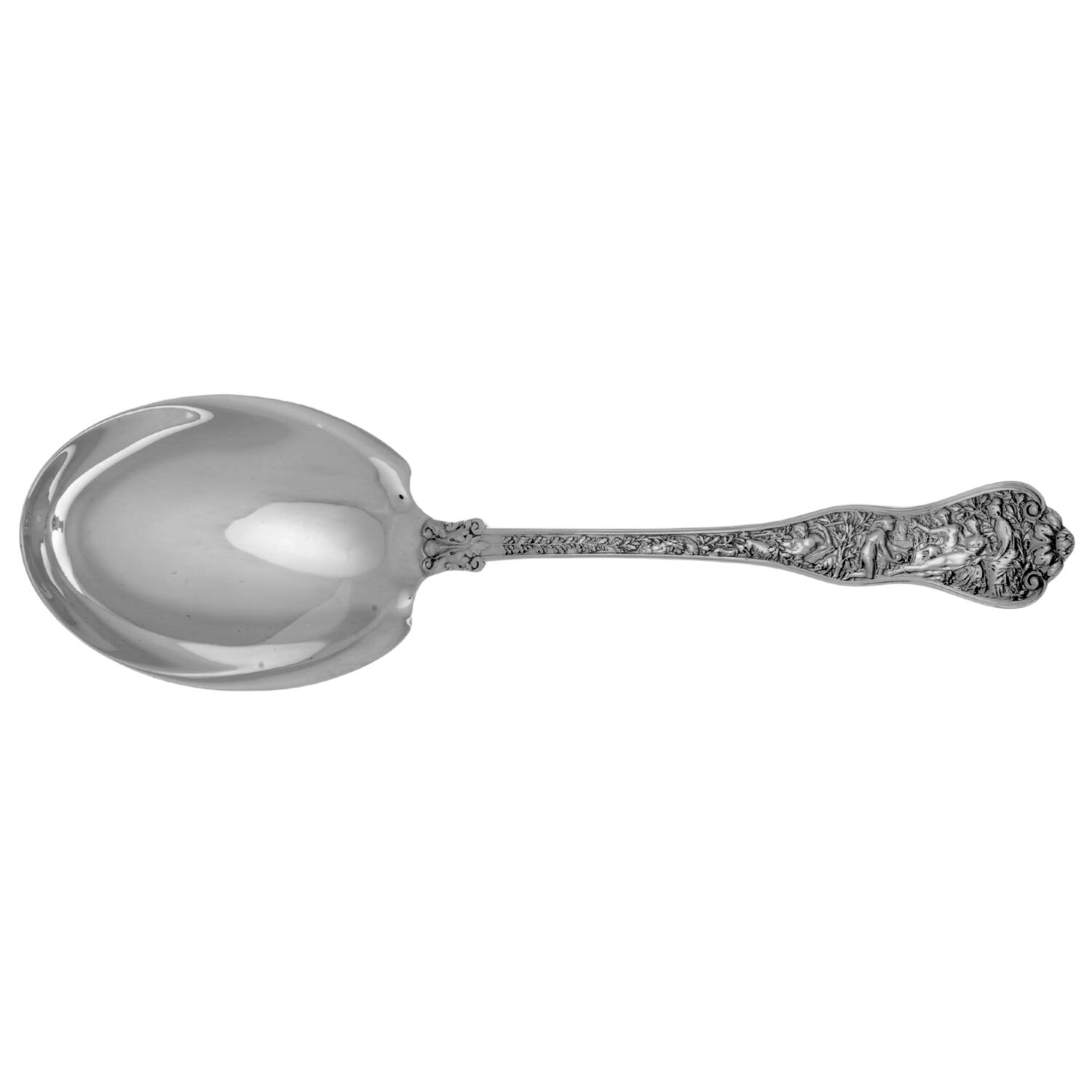 Olympian (Sterling, 1878, No Monograms) Large Solid Berry/Casserole Spoon by Tiffany & CO SILVER-1