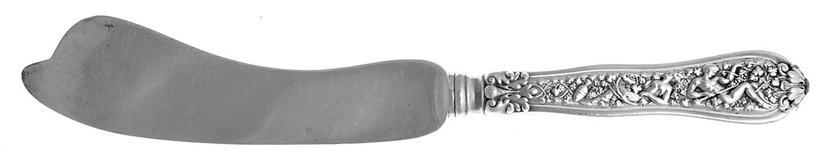 Olympian (Sterling, 1878, No Monograms) Old Style Indiv  Hollw Fish Knife Wsterling Blade by Tiffany & CO SILVER-1