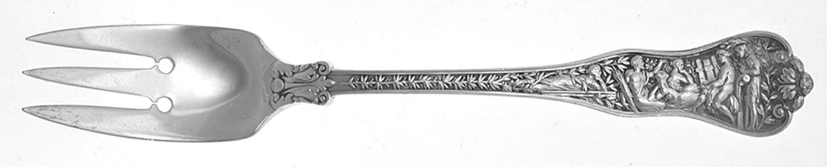Olympian (Sterling, 1878, No Monograms) 3-Tine Salad Fork by Tiffany & CO SILVER-1