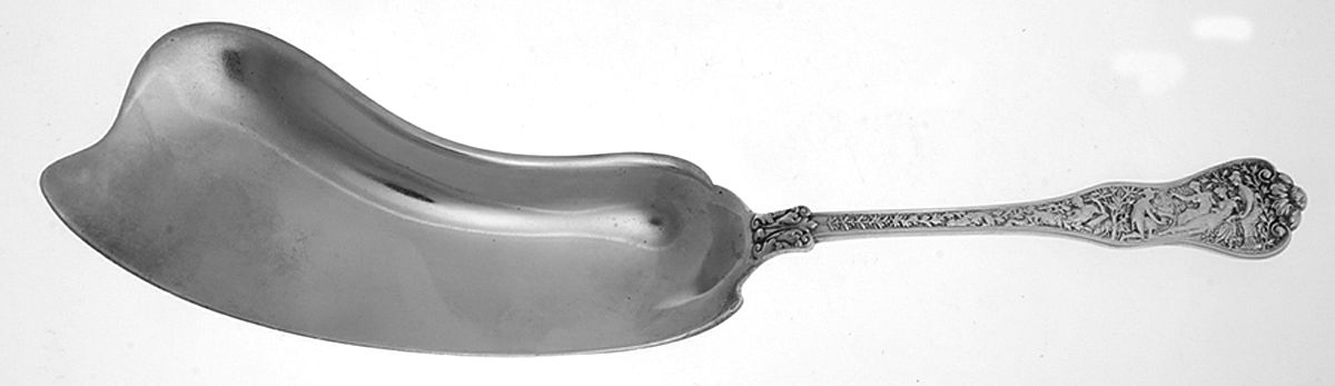 Olympian (Sterling, 1878, No Monograms) Large Solid Fish Serving Knife by Tiffany & CO SILVER-1