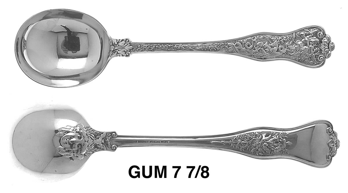 Olympian (Sterling, 1878, No Monograms) Round Bowl Soup Spoon (Gumbo) by Tiffany & CO SILVER-1