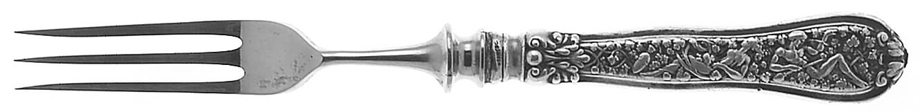 Olympian (Sterling, 1878, No Monograms) Individual 3 Prong Stainless Bird Fork by Tiffany & CO SILVER-1