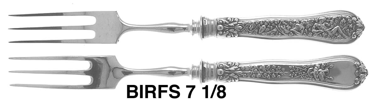 Olympian (Sterling, 1878, No Monograms) Individual Silverplate Prong Bird Fork by Tiffany & CO SILVER-1