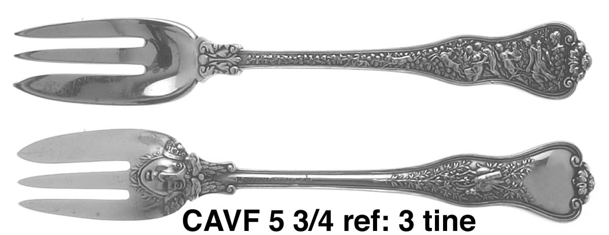 Olympian (Sterling, 1878, No Monograms) Individual Caviar Fork by Tiffany & CO SILVER-1