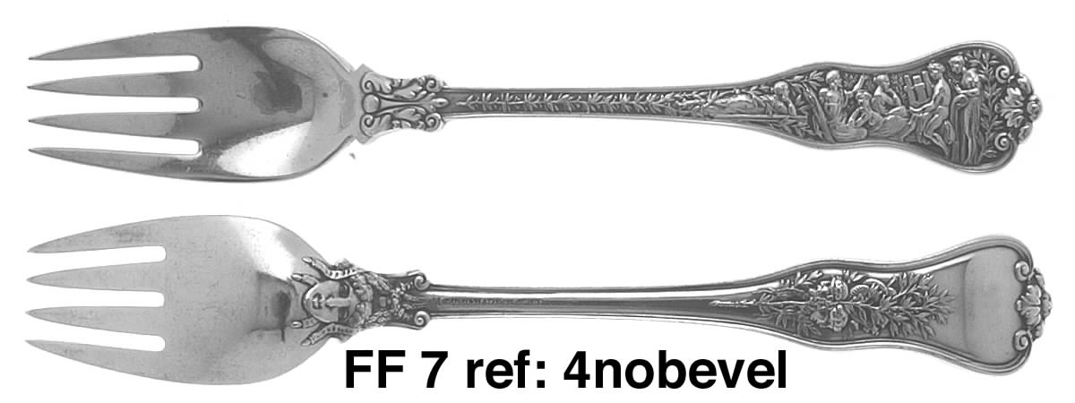 Olympian (Sterling, 1878, No Monograms) Individual Solid Fish Fork by Tiffany & CO SILVER-1