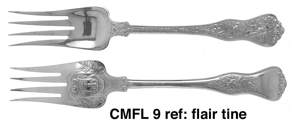 Olympian (Sterling, 1878, No Monograms) Large Solid Cold Meat Serving Fork by Tiffany & CO SILVER-1