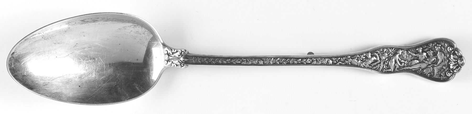 Olympian (Sterling, 1878, No Monograms) Gravy Dressing Spoon Solid with Button Large by Tiffany & CO SILVER-1