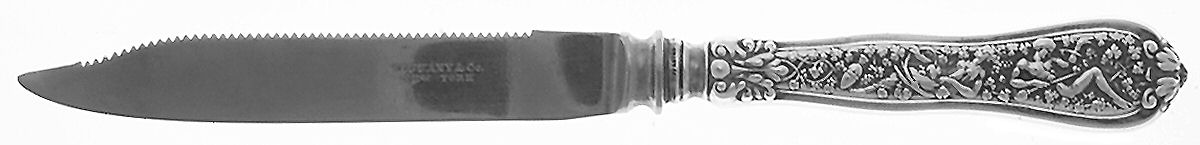 Olympian (Sterling, 1878, No Monograms) Orange Knife with Silverplate Blade by Tiffany & CO SILVER-1