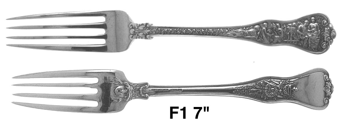 Olympian (Sterling, 1878, No Monograms) Fork by Tiffany & CO SILVER-1